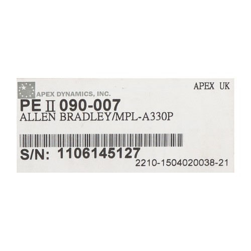 Apex Dynamics Inc PEII090-007-AB1001 Cambio Planetario I7 Economy Nuovo NFP Sigillato - Foto 3 di 6