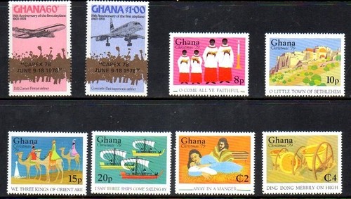 Ghana Briefmarken - Scott #'s 508/697 (Komplettsets) - unbenutzt - Bild 2 von 2