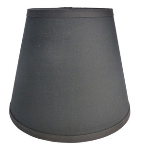 Black-Fabric-Custom-Made-Handcrafted-Lamp-Shade-6-x-10-x-8-Use-in-Any-Room