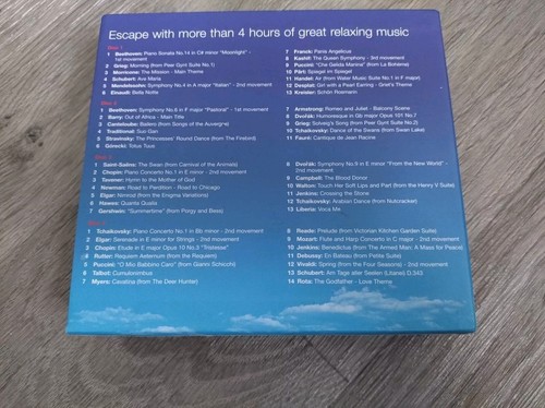 Relax and Escape - The No.1 Collection of Smooth Classics Various artists 2004 - Picture 2 of 2