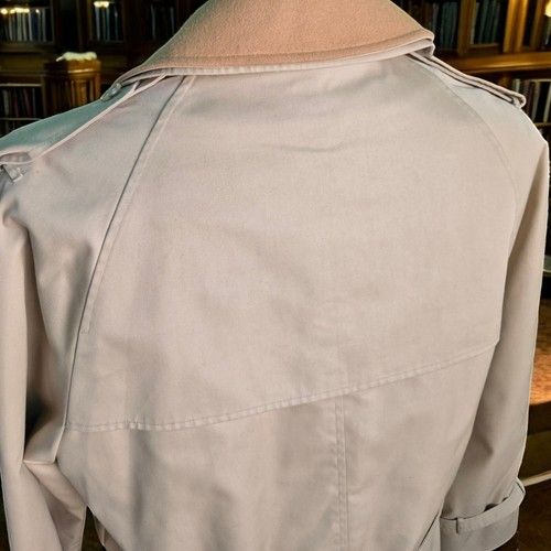 Double Breasted Trench Coat 42r Removeable Wool Liner Nordstrom Hong Kong - Picture 10 of 20
