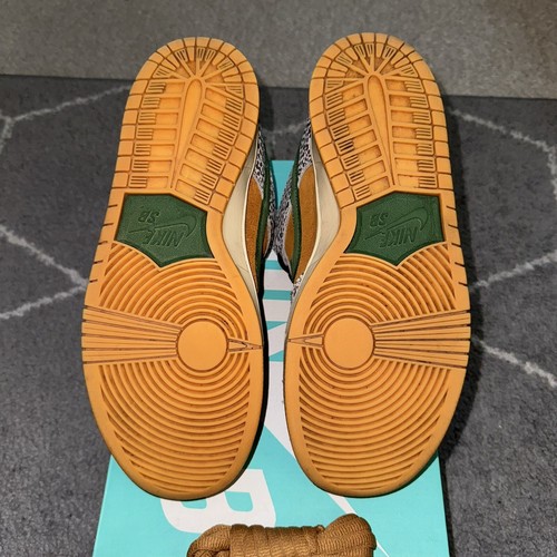 Zapatos Nike SB Dunk Low Safari CD2563-002 / Talla para hombre 8/9,5 W - Cordones y caja adicionales - Imagen 7 de 9