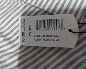 Johnnie-O Hangin Out Polo Shirt Mens M Striped Golf Cotton Blend Stretch