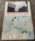 Floral Tablecloth Rectangular 52"x70" Meiwa Japan