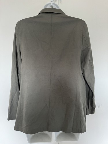 Women’s Uniqlo Blazer Khaki/grey Xs BNWT Linen RRP £70 - Picture 7 of 7