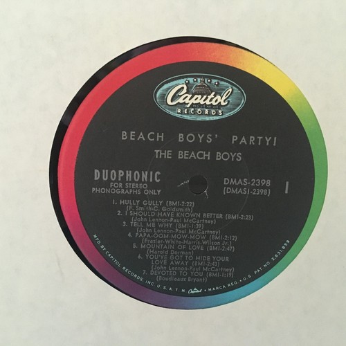 Beach Boys 1965 Capitol Duophonic LP “Beach Boys' Party!" - Picture 5 of 5