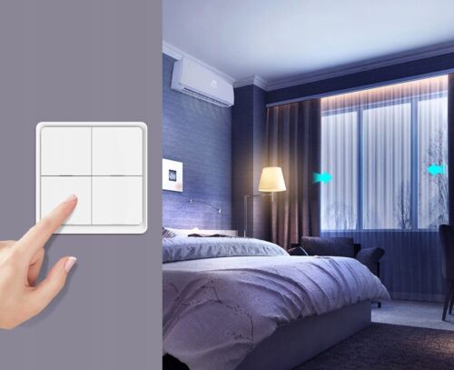 Fernbedienung Wand-Schalter 12 Szenen 4 Tasten ZigBee Tuya Weiß - Bild 9 von 10