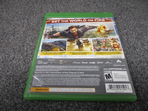 Just Cause 3 (Microsoft Xbox One, 2015) CIB | Testato e Funzionante - Foto 3 di 6