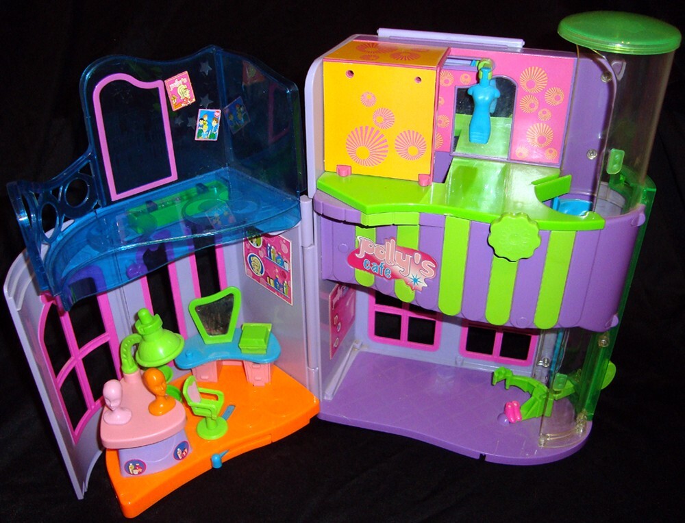 Polly Pocket QuikClik House Of Style Cafe Salon Playset Mattel Toy