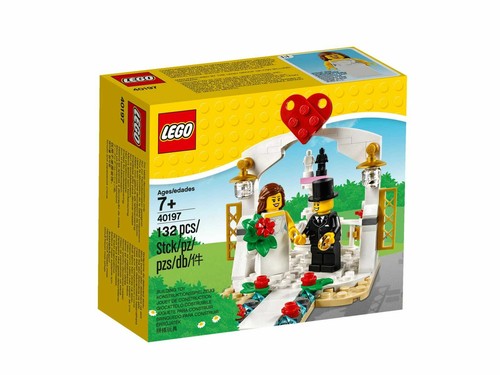 LEGO 40197 Hochzeit Braut/Bräutigam, Bräutigam, BrautBraut nach Wahl Tortenaufleger - Bild 3 von 7