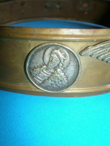 Russische Krone verziert mit einem Cherub und Heiligenbildern aus dem 19. Jh. RAR - Bild 9 von 12