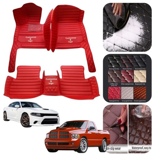 For Dodge Anti-slip Car Floor Mats All Models Luxury Custom Carpets Cargo Liners - Imagen 11 de 30