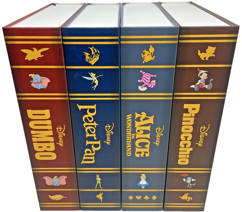 Disney Parks Puzzle Book Box Set 4 Double Sided Pinocchio Alice Peter Pan Dumbo - Bild 5 von 15