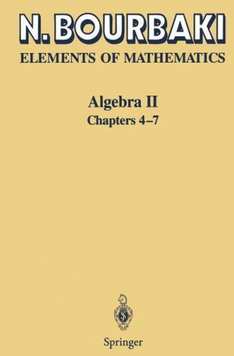 Algebra II, Chapters 4-7 by Nicolas Bourbaki (2003 - Imagen 1 de 1