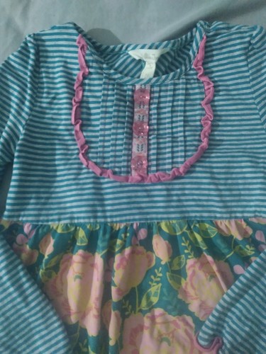 Matilda Jane Gallant Once Upon A Time Ruffle Back Tunic Size 8 - Picture 3 of 7