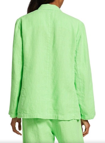 Velvet Cassie Linen Two-Button Pixy Blazer Size S Fit like size M - Picture 11 of 13