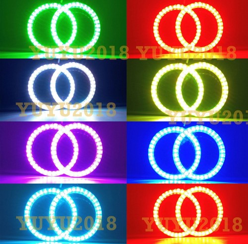 for Subaru Impreza WRX STI RGB halo ring LED angel eye lamp Bluetooth DRL lamp - Picture 21 of 59