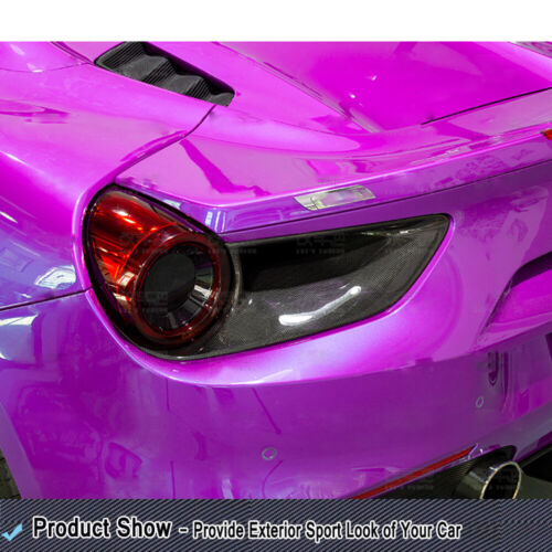 For Ferrari 488 GTB Spider 2015-2017 Real Carbon Rear Fog Tail Lamp Cover Vents - Bild 11 von 12