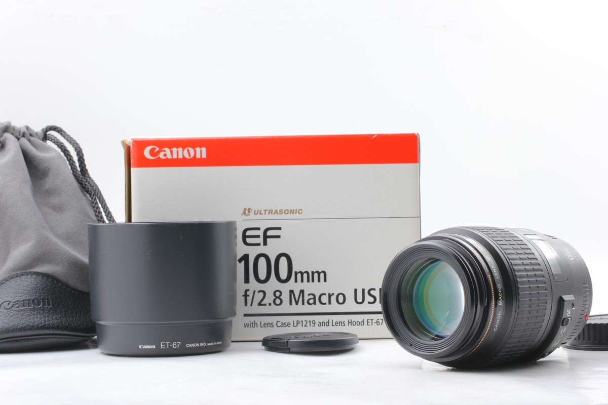 UNUSED in BOX] Canon EF 100mm f/2.8 Macro USM AF Prime Lens