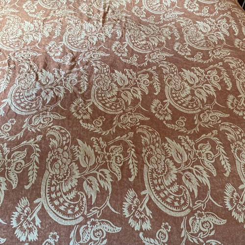 Pottery Barn Allessandra KING Duvet Cover +2 Pillowcases Linen/Cotton Terracotta - Picture 4 of 24
