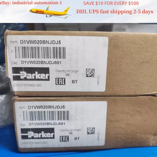 Parker D1VW020BNJDJ591 solenoid valve DHL Shipping