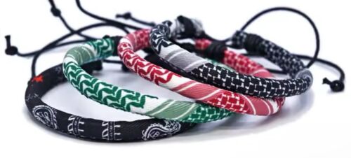 Palästinensisches Keffiyeh Armband handgefertigt schönes palästinensisches Armband - Bild 7 von 7