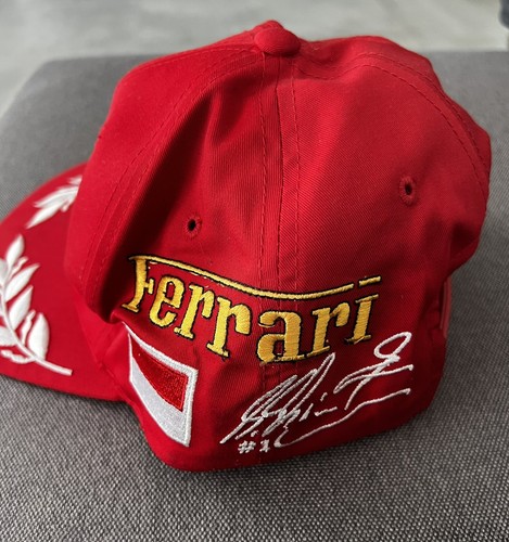 Cappello Dekra Ferrari Michael Schumacher rosso Formula 1 vintage - Foto 2 di 5