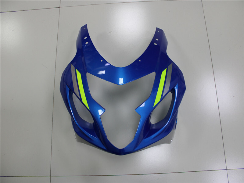 SC Injection Silver Blue Fairing Fit for Suzuki 2004 2005 GSXR 600 750 a091 image