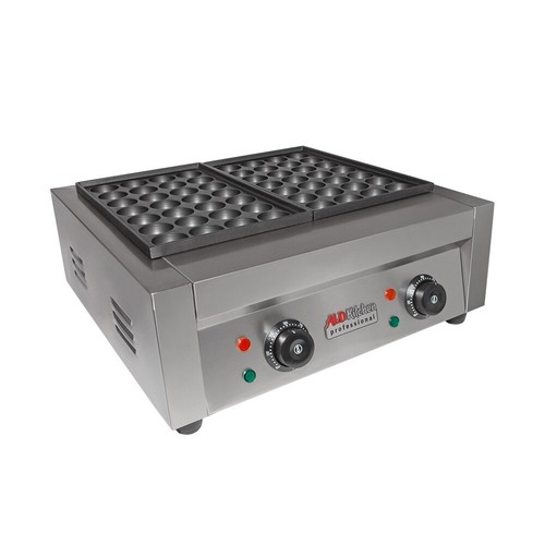 Doppel Takoyaki Grill | Elektrischer Takoyaki | 56 Teile | Edelstahl | ohne Stecker - Bild 8 von 8