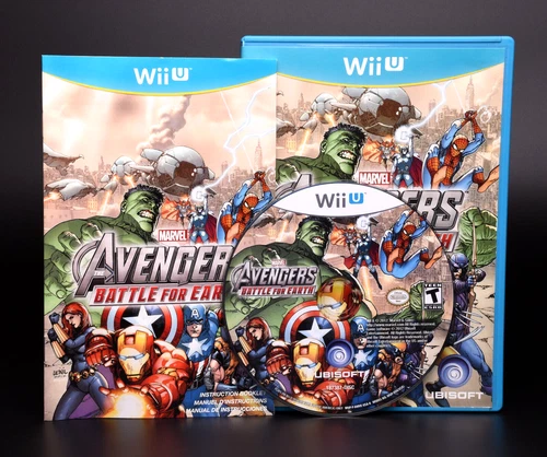 Marvel Avengers: Battle For Earth Wii U Complete CIB Tested Tracked Shipping