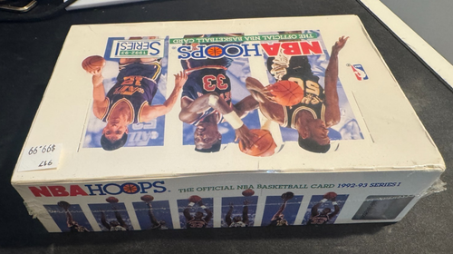 1992-93 NBA Hoops Series 1 Factory Sealed Box 36 Packs Dream Team Michael Jordan - Picture 5 of 5