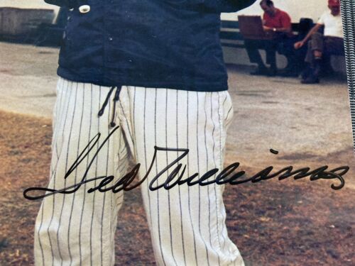 TED WILLIAMS SIGNED / Autographed 8x10 Washington Senators HOF Baseball photo. - Picture 2 of 2