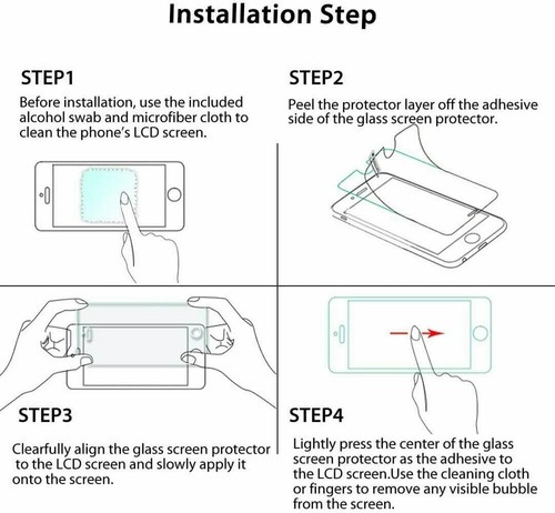 3-Pack For LG Stylo 6 Screen Protector Full Cover Edge to Edge Tempered Glass X3 - Picture 6 of 6