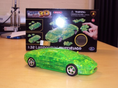 1:32 ASSEMBLED LAMBORGHINI MURCIELAGO 3D PUZZLE PLASTIC KIT & DIECAST 1:43 LAMBO - 第 2/6 張圖片