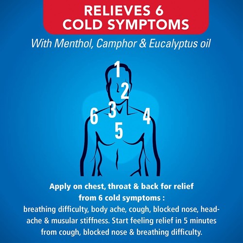 1 PAQUETE DE POMADA VICKS VAPORUB AYURVÉDICA CONGESTIÓN NASAL TOS ENVÍO GRATUITO - Imagen 3 de 4
