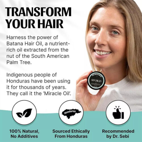 SpoildRaw_BatanaOil for All Hair Types 2 oz/60 ml 2025 - Picture 3 of 10