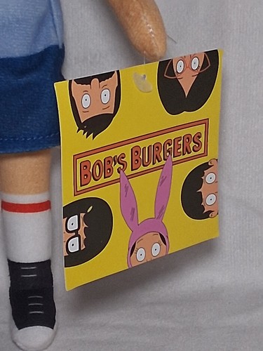 Bob's Burgers Plush Toy 11.5" Tina Belcher New with Tags Bkue Dress Dance - Picture 2 of 5