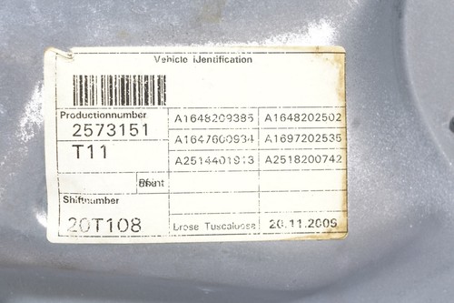 07-12 Mercedes X164 GL550 ML350 Window Regulator Panel Front Left Side OEM - Picture 4 of 9