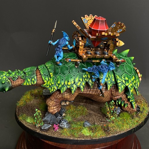 Taller de juegos pintados Bastiladon Seraphon Orde Warhammer Age of Sigmar - Imagen 2 de 14