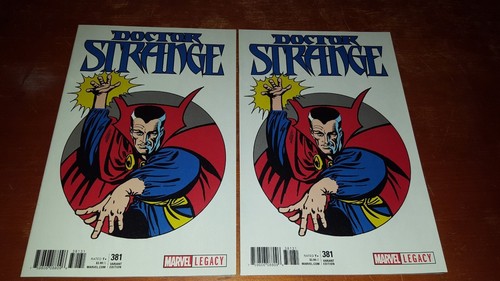 Camiseta Doctor Strange #381 x4 1:50 Steve Ditko variante Cates Marvel 2017 en muy buen estado/nm - Imagen 7 de 10