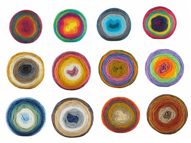 DK Papatya Rainbow/Multicoloured 150g Double Knitting Cake 30 Shades DK Papatya Rainbow/Multicoloured 150g Double Knitting Cake 30 Shades