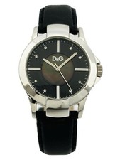 D&G Dolce and Gabbana DW0543 Ladies TEXAS  Watch With MOP & Stone Dial Black