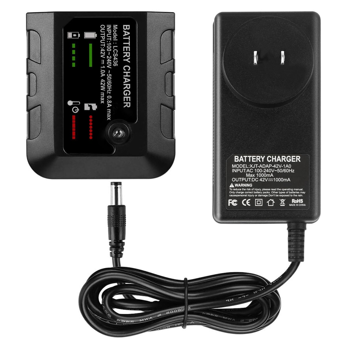 New 36V 40V Charger LCS436 Replacement For Black & Decker 40V Max Battery AU | UK