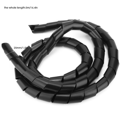 2 Package Wire Protector Spiral PP Wire Accessory Wire Sleeve 25mm - Picture 4 of 9