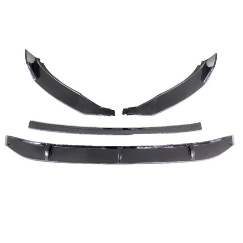 Alerón delantero negro brillante para VW Passat B8 3G 2014-19 labio divisor - Imagen 7 de 9