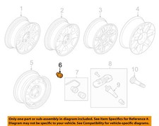FORD OEM 03-17 Expedition Wheels Wheels-Wheel Nut 2L1Z1012AA