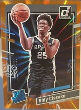 SIDY CISSOKO Donruss Orange Laser Rated Rookie Sp #59/125 RC Spurs 2023-24 No223