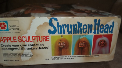 SHRUNKEN HEAD APPLE SCULPTRE　シュランケンヘッド SHRUNKEN HEAD APPLE SCULPTREシュランケンヘッド
