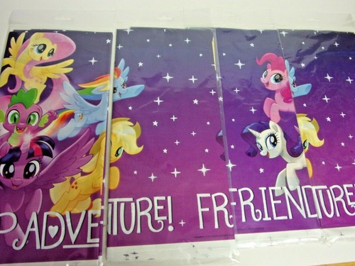 Lot 4 My Little Pony Friendship Table Cover Girls Birthday Party Supplies Decor - Picture 2 of 2
