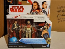 Star Wars Chirrut Imwe & Baze Malbus Force Link Action Figure 2-Pack, Hasbro New
